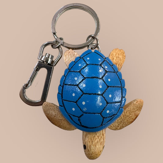 Wooden Turtle Keychains