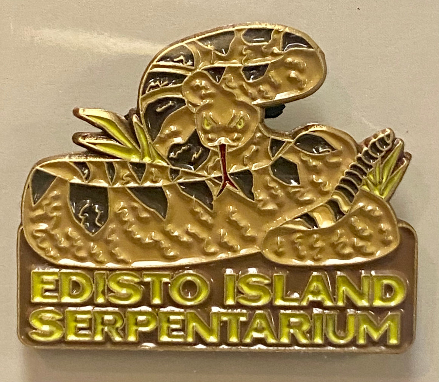 Logo Lapel Pin Edisto Island Serpentarium